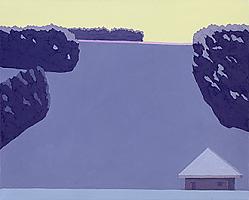 Scheffel Menzenschwand, 2015, OelLw, 40 x 50 cm
